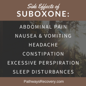 What Are Suboxone Side Effects