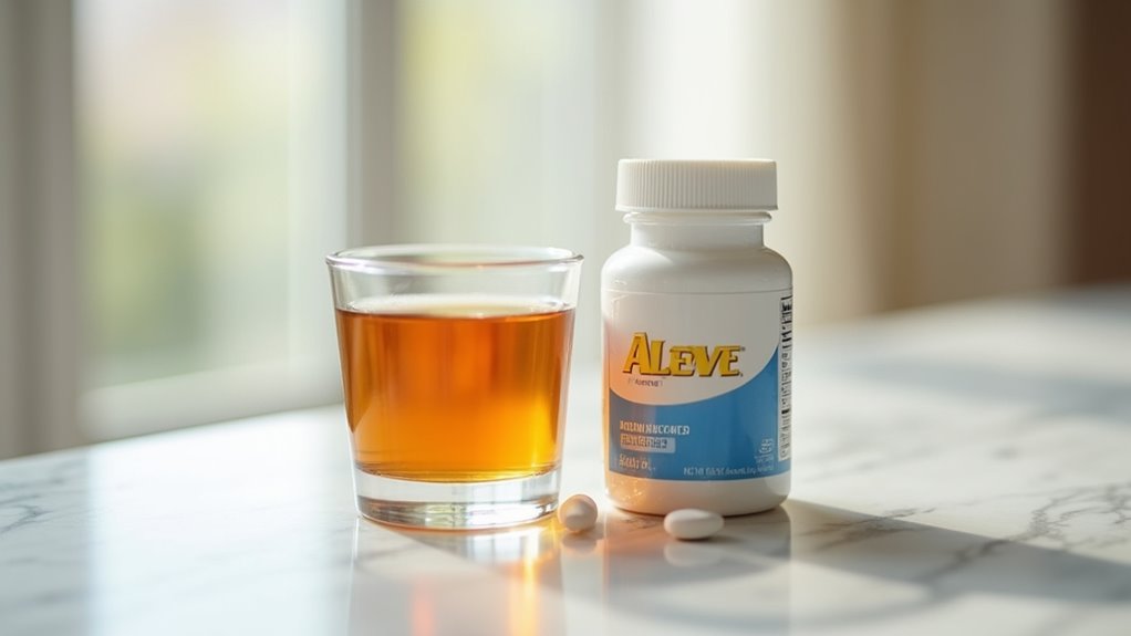 aleve and alcohol contraindicated