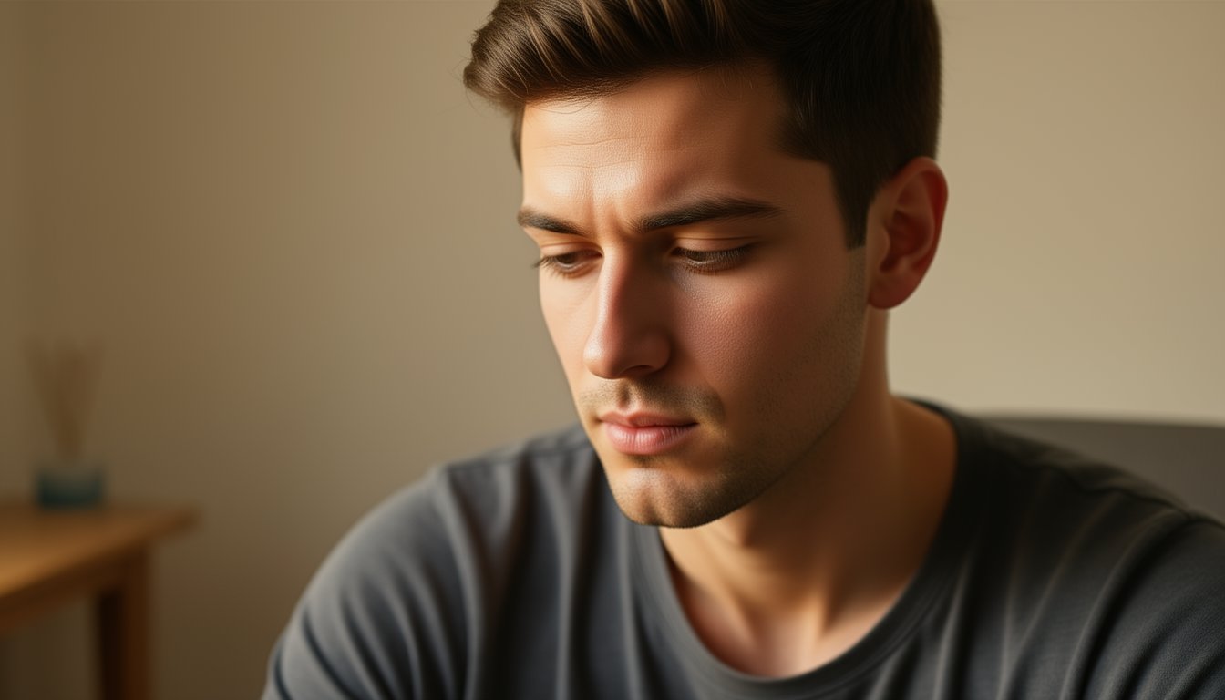Person in therapy showing hope and vulnerability while recovering from fentanyl addiction